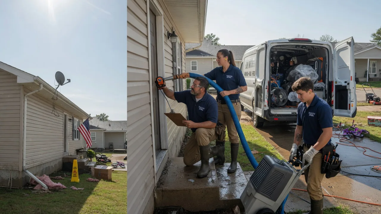 Ceiling Water Damage Restoration in Duncan Falls, OH near me
